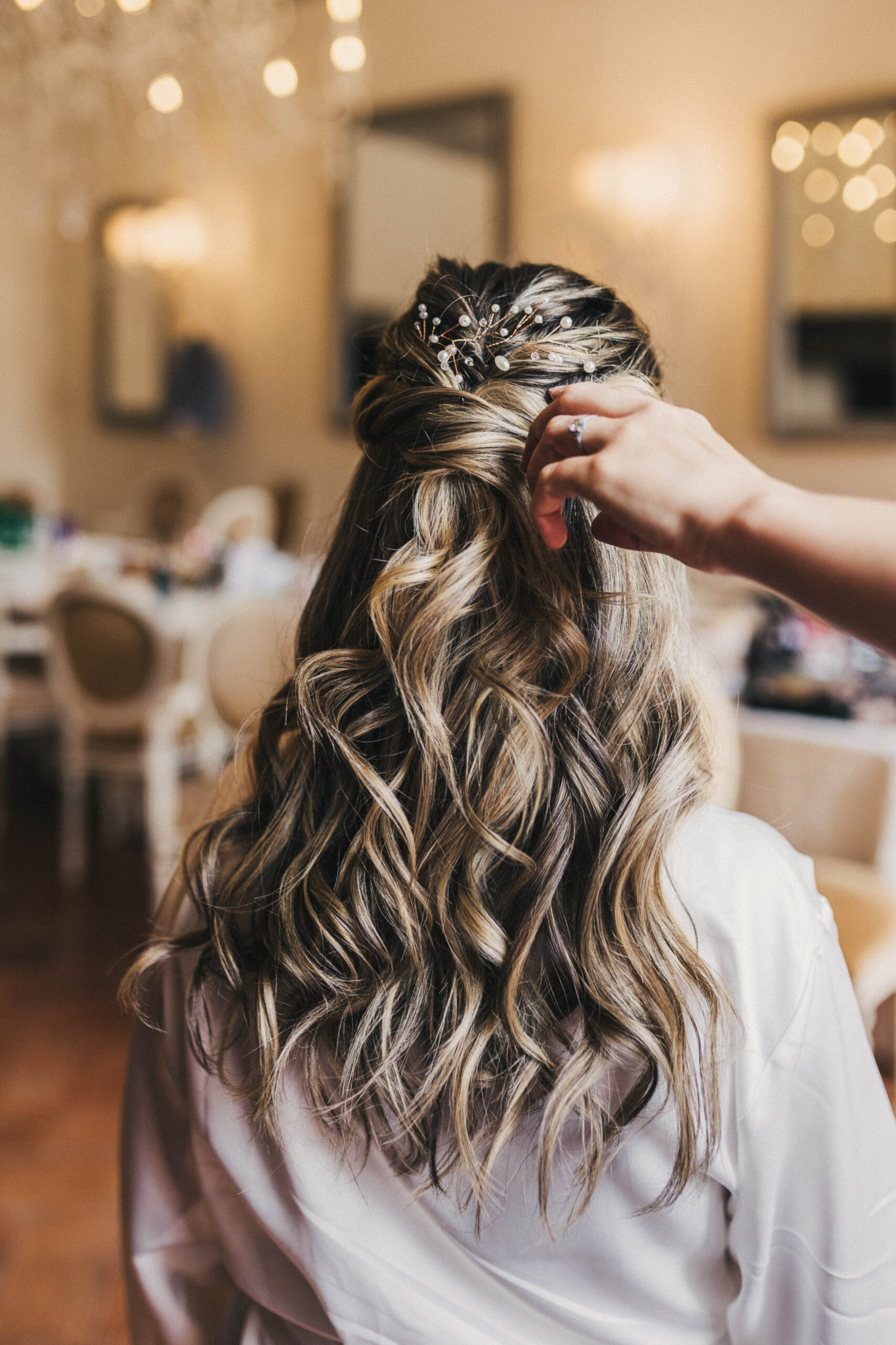 Bridal Hairstyle Half Up Half Down